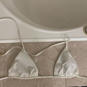 Monday Swimwear White Palma Bikini Top